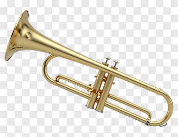 Gold Trumpet PNG