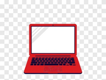 Red Laptop PNG