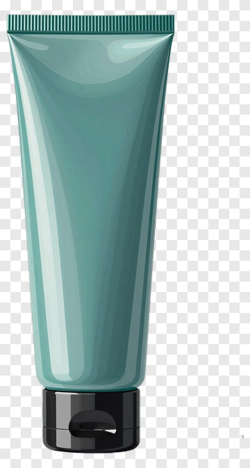 Green Cosmetic Tube PNG
