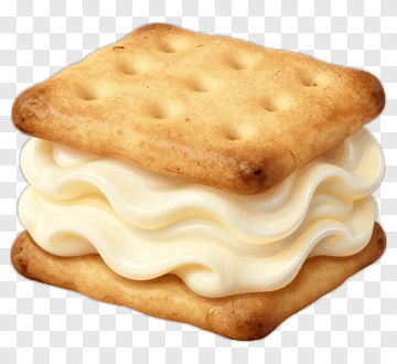 Creamy Dessert Sandwich PNG