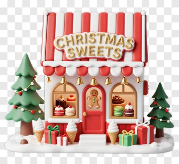 Christmas Sweets Shop PNG