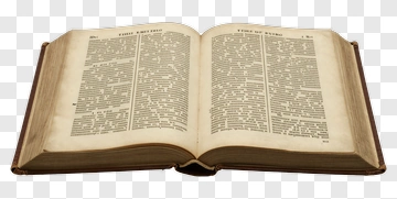 Open Book With Pages Of Text PNG