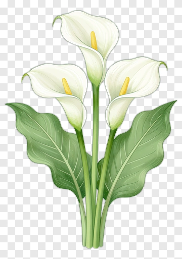 Calla Lily Bouquet PNG