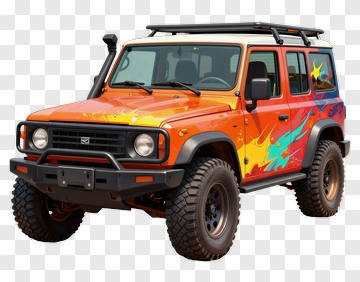 Colorful Off-Road Vehicle PNG