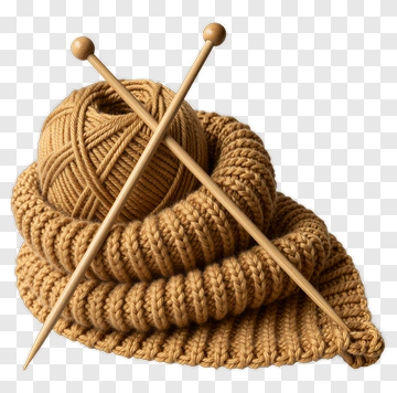 Knitting Yarn And Needles PNG