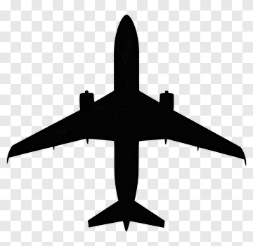 Airplane Silhouette PNG