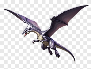 Dragon Flying With Outstretched Wings PNG
