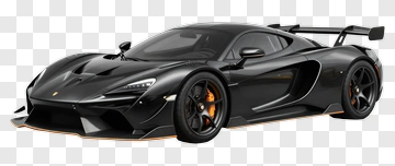 Black Sports Car PNG