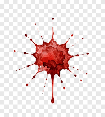 Red Watercolor Paint Splash PNG