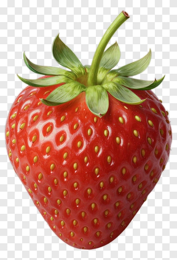 Realistic Strawberry PNG
