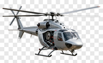 Helicopter In Flight PNG
