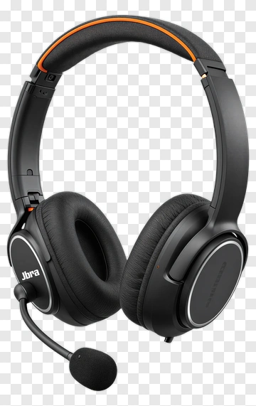 Jabra Wireless Headset With Microphone PNG