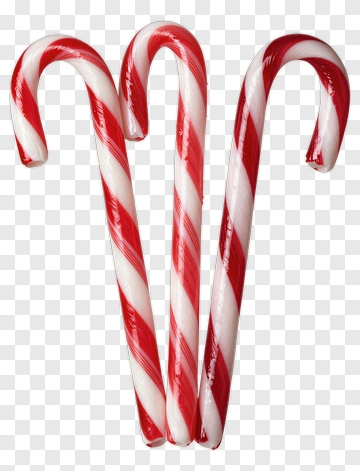 Candy Cane Trio PNG