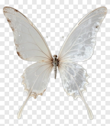 Butterfly With Translucent Wings PNG
