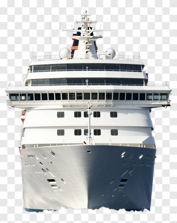 Cruise Ship Front View PNG