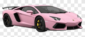 Pink Sports Car PNG