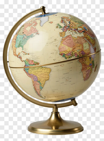Classic Globe On Stand PNG