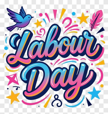 Labour Day Celebration Design PNG