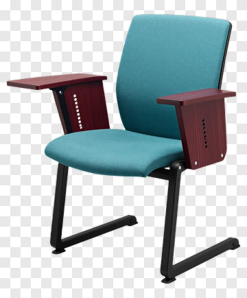Modern Office Chair With Armrests PNG