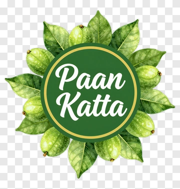 Paan Katta With Green Leaves PNG