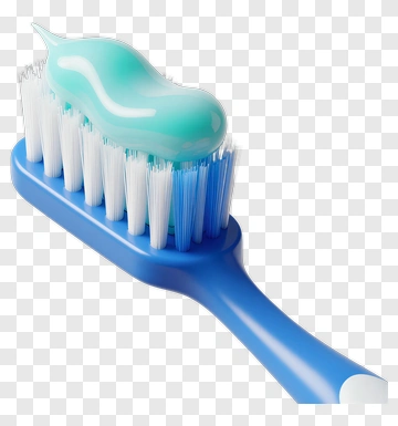Toothbrush With Toothpaste PNG
