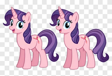 Cartoon Unicorn Pony Character PNG