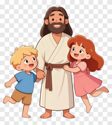 Cartoon Family Embracing Together PNG