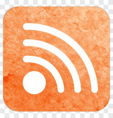 Watercolor Rss Feed Icon PNG