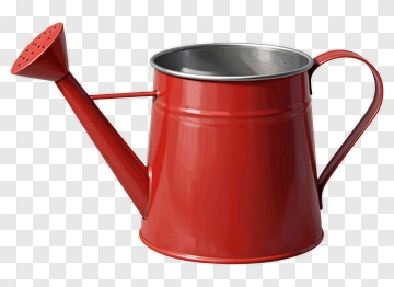 Red Watering Can PNG