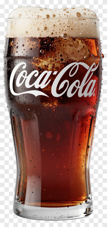 Coca-Cola Glass Filled With Soda PNG
