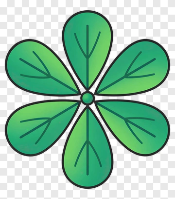 Green Leaf Flower PNG