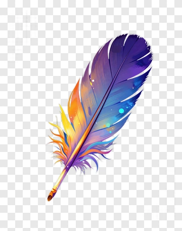 Colorful Feather PNG