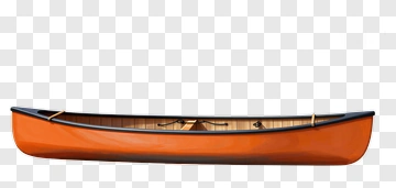 Orange Canoe PNG