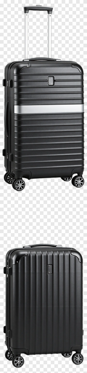 Black Rolling Suitcase PNG