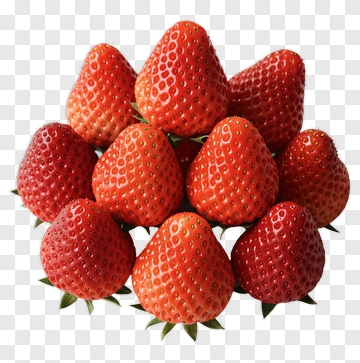 Fresh Strawberries Piled Together PNG