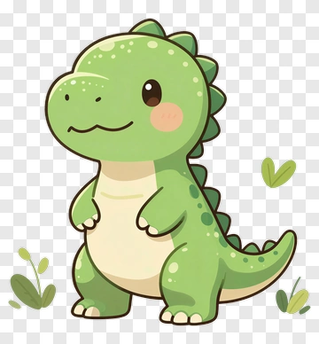 Cartoon Dinosaur Character PNG