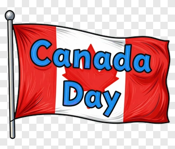 Canada Day Flag PNG