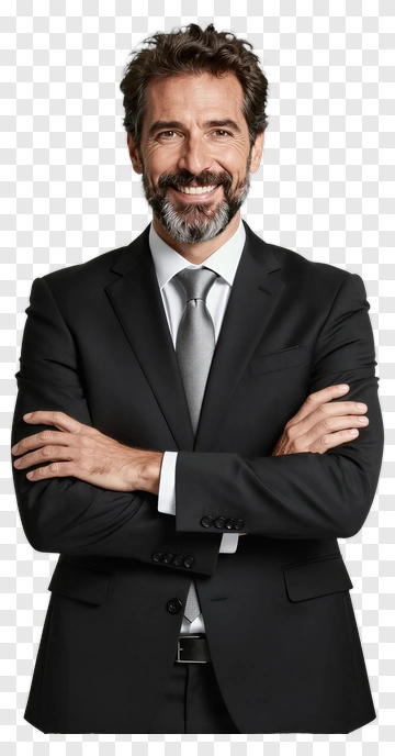 Businessman Smiling In A Suit PNG