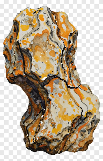 Abstract Rock Formation PNG