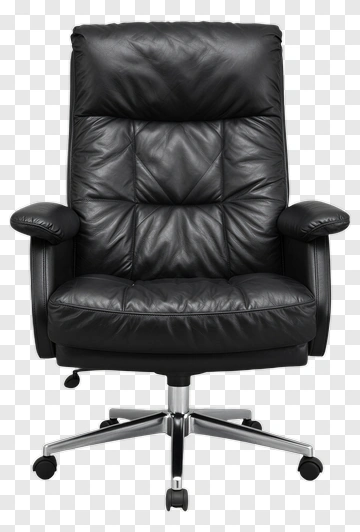 Black Office Chair PNG