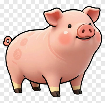Cartoon Pig PNG