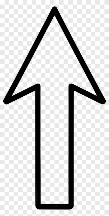 Black Arrow Pointing Up PNG