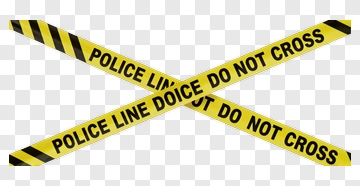 Police Line Do Not Cross Tape PNG