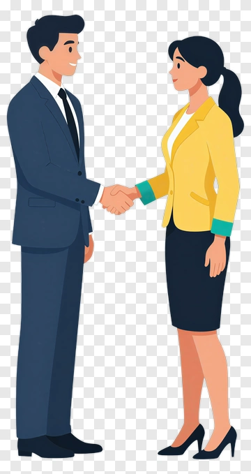 Business Team Shaking Hands PNG