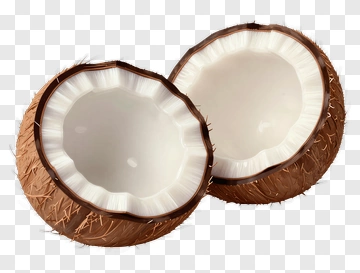 Coconut Halves PNG