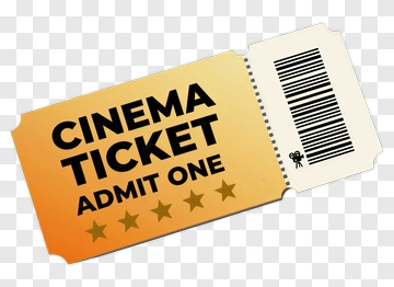 Cinema Ticket Admit One PNG