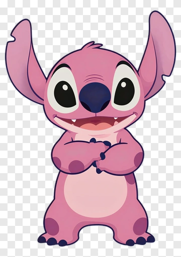 Cartoon Alien Character With A Happy Expression PNG