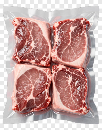 Vacuum Sealed Pork Chops PNG