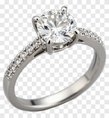 Diamond Engagement Ring PNG