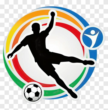Soccer Player Kicking A Ball PNG